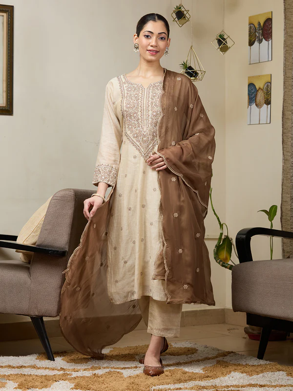 Linen Style Straight Salwar